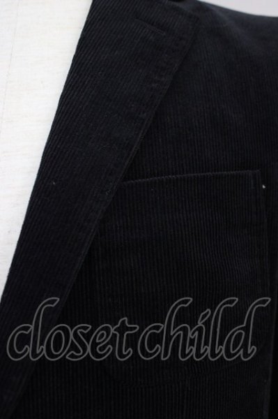 画像4: VANQUISH / コーデュロイノッチドラペルテーラードジャケット M ブラック T-25-02-05-021-VA-ja-YM-ZT091 (4)