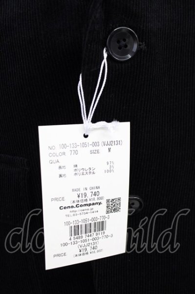 画像6: VANQUISH / コーデュロイノッチドラペルテーラードジャケット M ブラック T-25-02-05-021-VA-ja-YM-ZT091 (6)