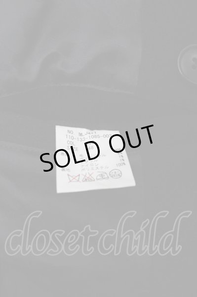 画像7: MURDER LICENSE / スタンダードウールPコート 48 ブラック T-25-02-05-022-MU-ou-YM-ZT-M109 (7)