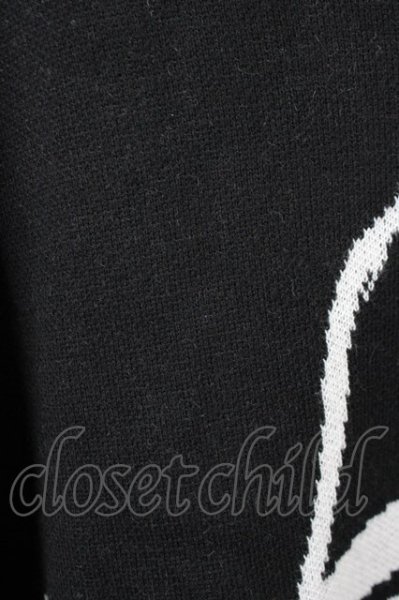 画像7: CIVARIZE / Mute スカルダブルジャガード 46 ブラック T-25-02-05-007-CI-to-YM-ZT075 (7)