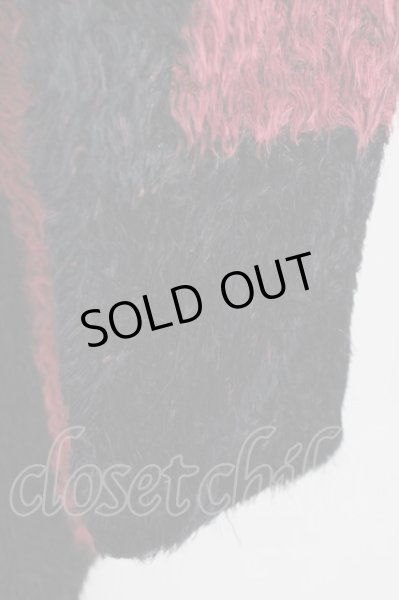 画像4: CIVARIZE / Lead フェザーヤーンダブルジャガード総柄 44 レッドｘブラック T-25-02-05-008-CI-to-YM-ZT090 (4)