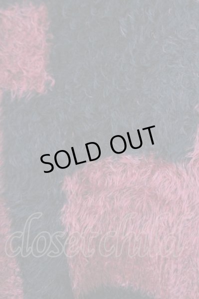 画像5: CIVARIZE / Lead フェザーヤーンダブルジャガード総柄 44 レッドｘブラック T-25-02-05-008-CI-to-YM-ZT090 (5)