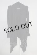 CIVARIZE / シャギーニットロングガウン F ブラック T-25-02-05-013-CI-to-YM-ZT