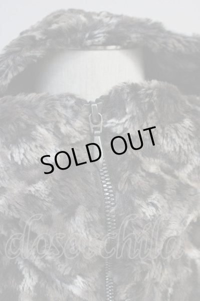 画像4: TORNADO MART / レオパードシルキーボアパーカー M ブラウン T-25-02-07-002-TO-to-YM-ZT (4)