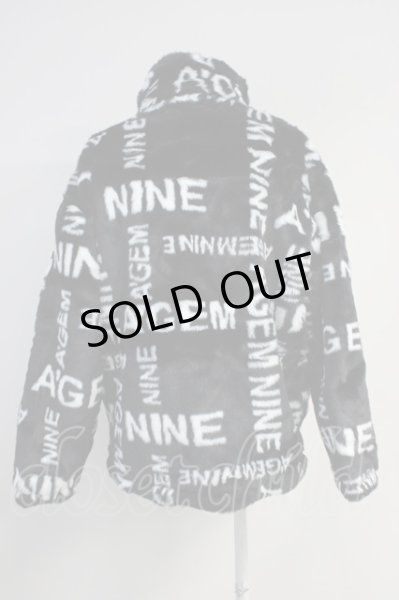 画像2: A'gem / ジャガードボアブルゾン F ブラック T-25-02-07-004-A'-ou-YM-ZT-M008 (2)