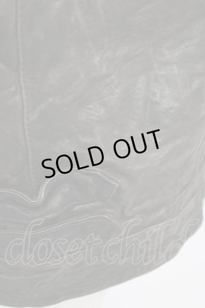 画像12: TORNADO MART / ラクーンファーレザーブルゾン M ブラウン T-25-02-07-006-TO-ou-YM-ZT (12)