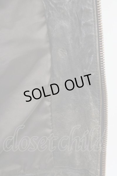 画像15: TORNADO MART / ラクーンファーレザーブルゾン M ブラウン T-25-02-07-006-TO-ou-YM-ZT (15)