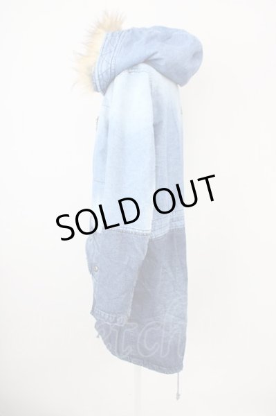 画像3: SMACK ENGINEER / DENIM MOZ COAT コート L ライトインディゴ T-25-02-07-007-SM-ou-YM-ZT (3)