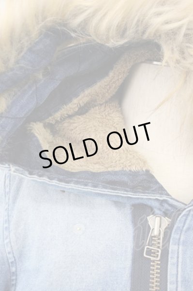 画像4: SMACK ENGINEER / DENIM MOZ COAT コート L ライトインディゴ T-25-02-07-007-SM-ou-YM-ZT (4)