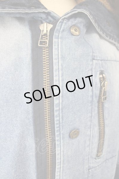 画像7: SMACK ENGINEER / DENIM MOZ COAT コート L ライトインディゴ T-25-02-07-007-SM-ou-YM-ZT (7)