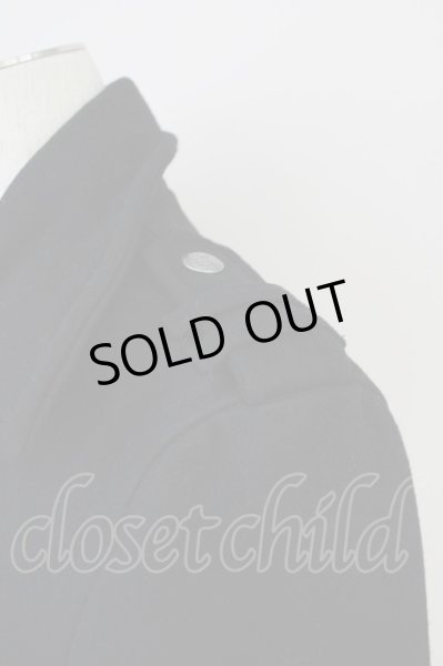 画像4: MURDER LICENSE / ウールPコート 44 ブラック T-25-02-07-010-MU-ou-YM-ZT-M004 (4)