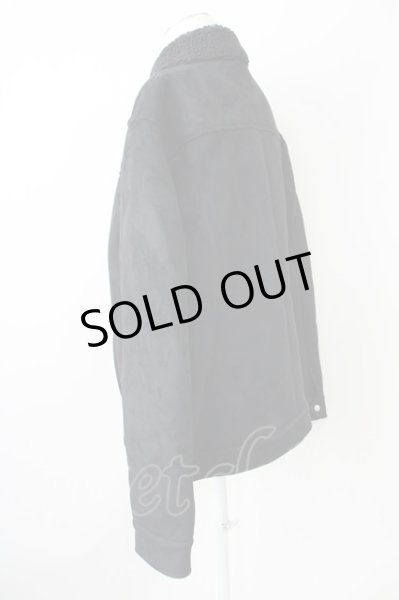 画像3: ZARA / 裏ボアフェイクスウェードブルゾンジャケット EU XL ブラック T-25-02-13-012-ZA-ou-YM-ZT-ML014 (3)