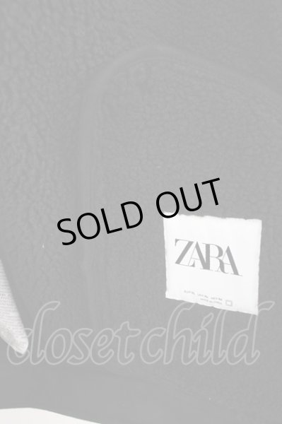 画像7: ZARA / 裏ボアフェイクスウェードブルゾンジャケット EU XL ブラック T-25-02-13-012-ZA-ou-YM-ZT-ML014 (7)