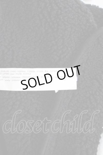 画像8: ZARA / 裏ボアフェイクスウェードブルゾンジャケット EU XL ブラック T-25-02-13-012-ZA-ou-YM-ZT-ML014 (8)