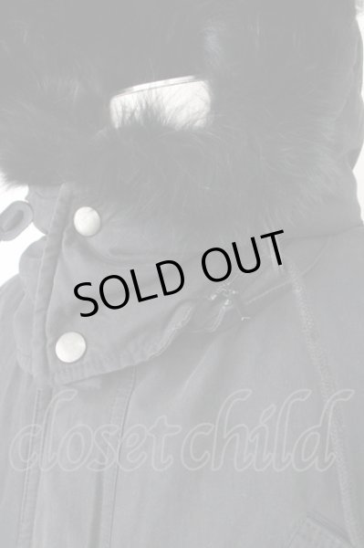 画像4: semantic design / 裏地キルティングユーズドモッズ M ブラック T-25-02-13-013-SE-ou-YM-ZT (4)