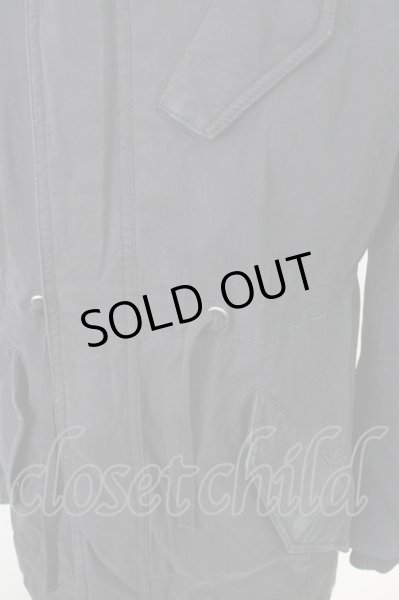 画像5: semantic design / 裏地キルティングユーズドモッズ M ブラック T-25-02-13-013-SE-ou-YM-ZT (5)