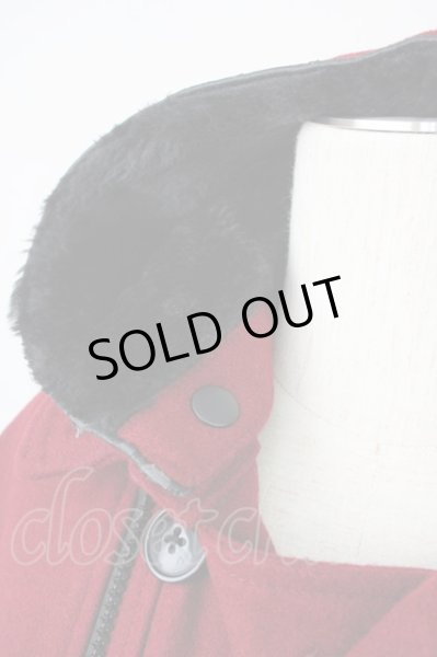 画像6: semantic design / ダブルボタンライダースメルトンコート M レッド T-25-02-13-003-SE-ou-YM-ZT-M009 (6)