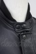 画像4: AKM / ゴートレザースタンドネックブルゾン M ブラック T-25-02-13-008-AK-ja-YM-ZT-ML014 (4)