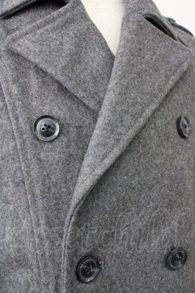 画像5: GOSTAR DE FUGA / メルトンPコート 44 グレー T-25-02-13-011-GO-ja-YM-ZT-M005 (5)