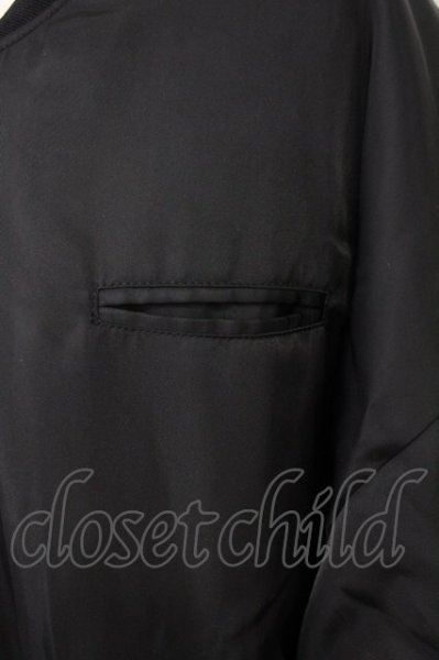 画像4: unrelaxing / オーバーサイズロングMA-1ブルゾンジャケット M ブラック T-25-02-19-003-un-ou-YM-ZT-M118 (4)