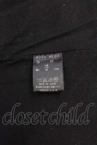 画像8: AKM / ワンフックカウレザーテーラードジャケット S ブラック T-25-02-19-005-AK-ou-YM-ZT-ML031 (8)