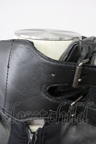 画像9: AKM / ラムレザーダウンブルゾンジャケット M ブラック T-25-02-19-006-AK-ou-YM-ZT-ML001 (9)