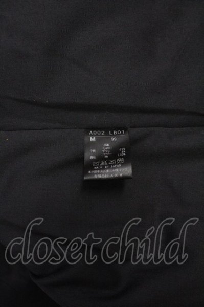 画像10: AKM / ラムレザーダウンブルゾンジャケット M ブラック T-25-02-19-006-AK-ou-YM-ZT-ML001 (10)