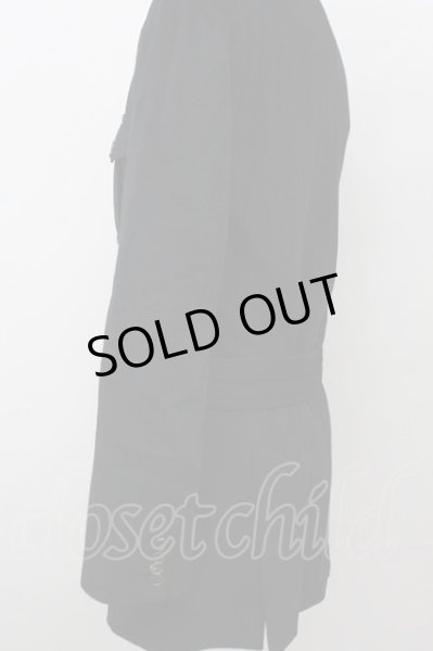 画像3: QL MansionMaker / アンゴラミリタリーコート 44 ブラック T-25-02-19-008-QL-ou-YM-ZT-M009 (3)