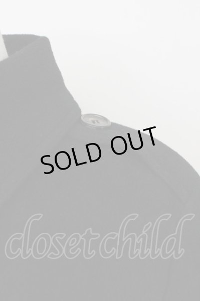 画像4: QL MansionMaker / アンゴラミリタリーコート 44 ブラック T-25-02-19-008-QL-ou-YM-ZT-M009 (4)