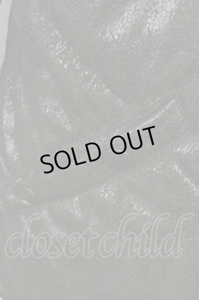 画像6: MIDAS / クラックコーティングクロゼットフード中綿ブルゾン 2 ブラック T-25-02-19-011-MI-ou-YM-ZT-M009 (6)