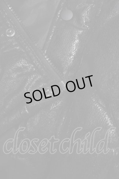 画像9: MIDAS / クラックコーティングクロゼットフード中綿ブルゾン 2 ブラック T-25-02-19-011-MI-ou-YM-ZT-M009 (9)