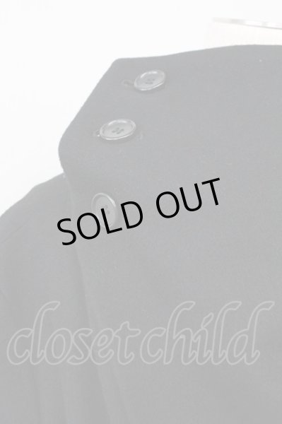 画像3: AS SUPER SONIC / ワイドカラーウールコート F ブラック T-25-02-19-012-AS-ou-YM-ZT-M009 (3)