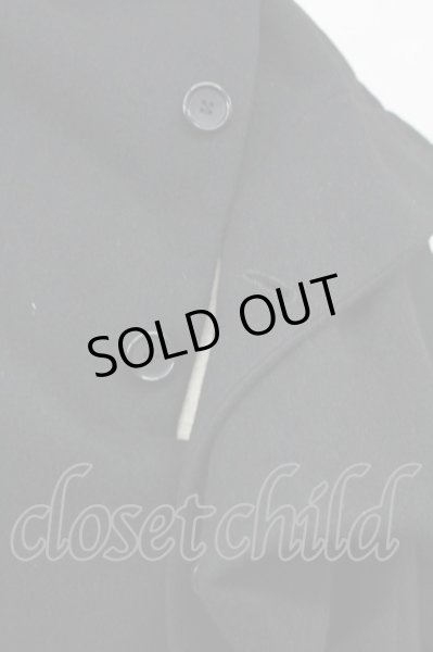 画像6: AS SUPER SONIC / ワイドカラーウールコート F ブラック T-25-02-19-012-AS-ou-YM-ZT-M009 (6)