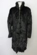 画像1: CIVARIZE / Conquest スタンドネックロングファーコート 46 ブラック T-25-02-20-012-CI-ou-YM-ZT-M108 (1)
