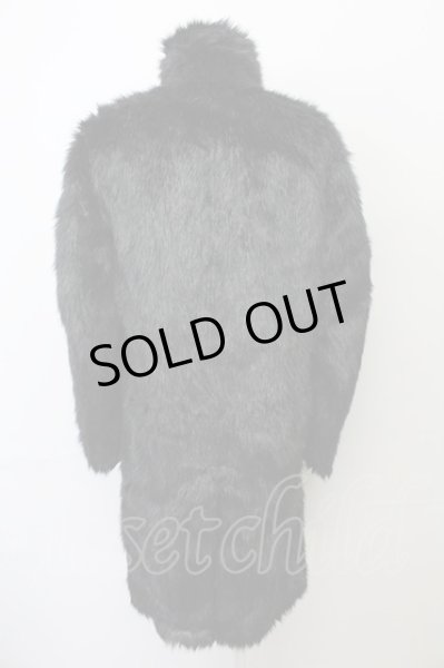 画像2: CIVARIZE / Conquest スタンドネックロングファーコート 46 ブラック T-25-02-20-012-CI-ou-YM-ZT-M108 (2)