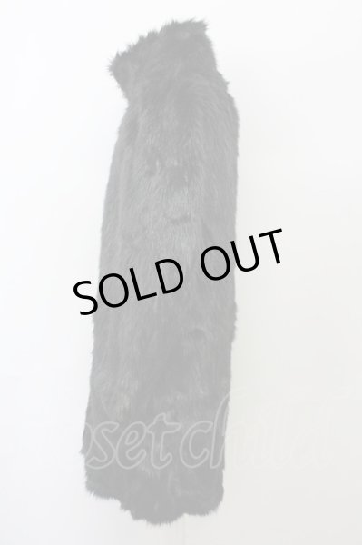 画像3: CIVARIZE / Conquest スタンドネックロングファーコート 46 ブラック T-25-02-20-012-CI-ou-YM-ZT-M108 (3)