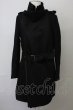 画像1: CIVARIZE / Revenge 3way ドレープロングトレンチコート 46 ブラック T-25-02-20-013-CI-ou-YM-ZT-M108 (1)