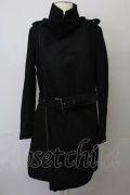 CIVARIZE / Revenge 3way ドレープロングトレンチコート 46 ブラック T-25-02-20-013-CI-ou-YM-ZT-M108