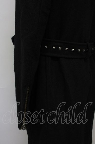 画像3: CIVARIZE / Revenge 3way ドレープロングトレンチコート 46 ブラック T-25-02-20-013-CI-ou-YM-ZT-M108 (3)