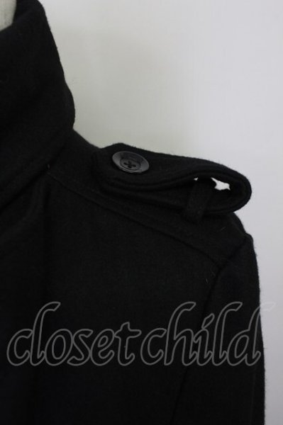 画像4: CIVARIZE / Revenge 3way ドレープロングトレンチコート 46 ブラック T-25-02-20-013-CI-ou-YM-ZT-M108 (4)