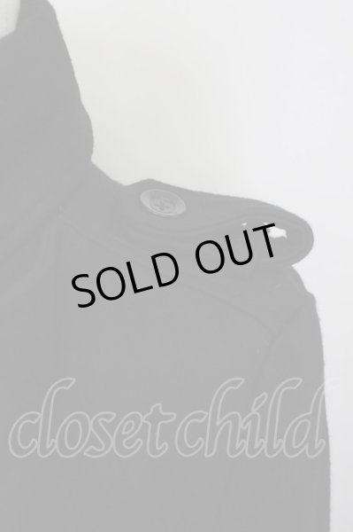 画像4: CIVARIZE / Revenge 3way ドレープロングトレンチコート 46 ブラック T-25-02-20-013-CI-ou-YM-ZT-M108 (4)