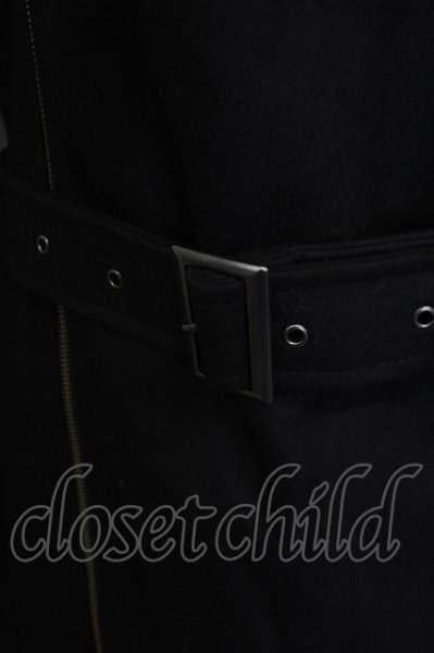 画像5: CIVARIZE / Revenge 3way ドレープロングトレンチコート 46 ブラック T-25-02-20-013-CI-ou-YM-ZT-M108 (5)