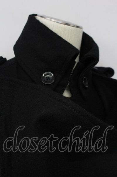 画像6: CIVARIZE / Revenge 3way ドレープロングトレンチコート 46 ブラック T-25-02-20-013-CI-ou-YM-ZT-M108 (6)