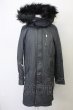 画像1: CIVARIZE / Arsenalファー付きコーティングモッズコート 46 ブラック T-25-02-20-014-CI-ou-YM-ZT-M108 (1)