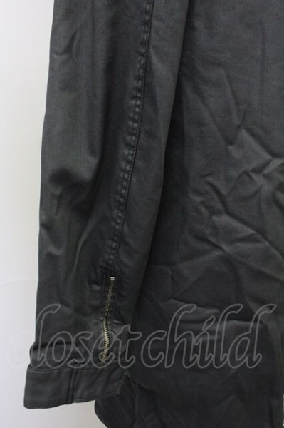 画像3: CIVARIZE / Arsenalファー付きコーティングモッズコート 46 ブラック T-25-02-20-014-CI-ou-YM-ZT-M108 (3)