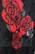 画像4: CIVARIZE / ローズジャガードモヘアニットソー 44 ブラックｘレッド T-25-02-20-002-CI-to-YM-ZT001 (4)