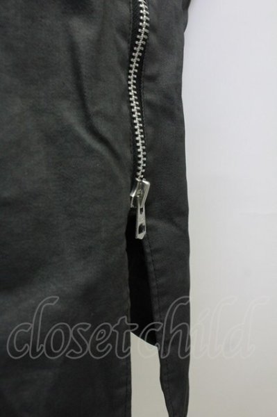 画像5: CIVARIZE / Arsenalファー付きコーティングモッズコート 46 ブラック T-25-02-20-014-CI-ou-YM-ZT-M108 (5)