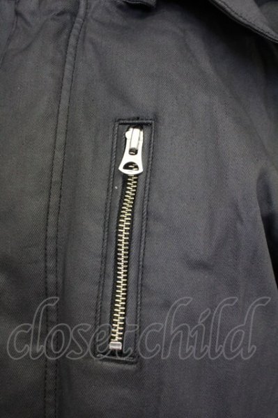 画像7: CIVARIZE / Arsenalファー付きコーティングモッズコート 46 ブラック T-25-02-20-014-CI-ou-YM-ZT-M108 (7)
