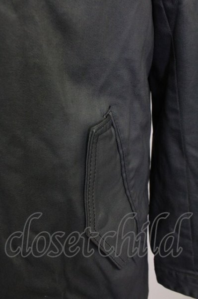 画像8: CIVARIZE / Arsenalファー付きコーティングモッズコート 46 ブラック T-25-02-20-014-CI-ou-YM-ZT-M108 (8)