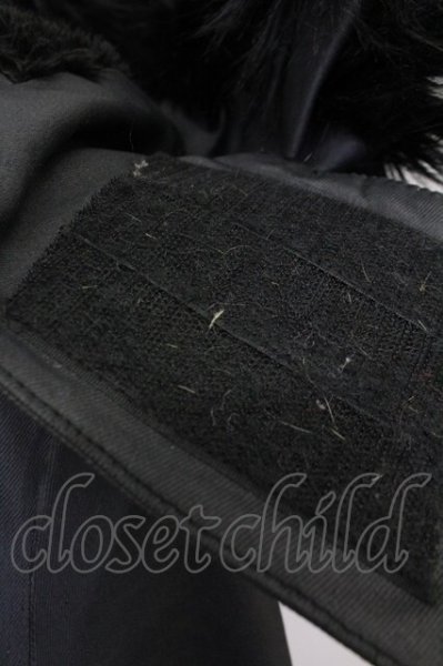 画像14: CIVARIZE / Arsenalファー付きコーティングモッズコート 46 ブラック T-25-02-20-014-CI-ou-YM-ZT-M108 (14)